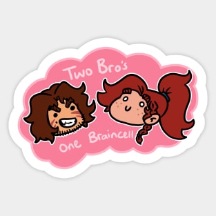 One Braincell Sticker